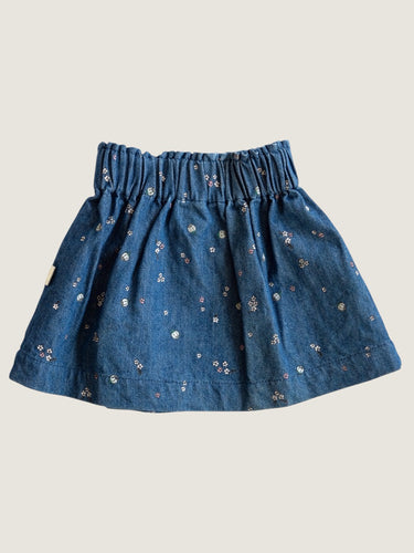 Claire Skirt - Denim ∼ Forget-me-not