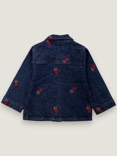 Libertie denim jacket ∼ Raspberry