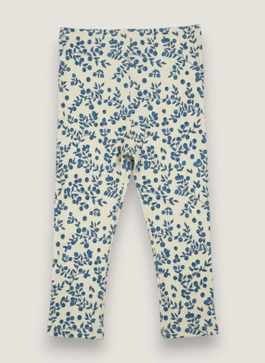Louie rib leggings ∼ Blueberry branches