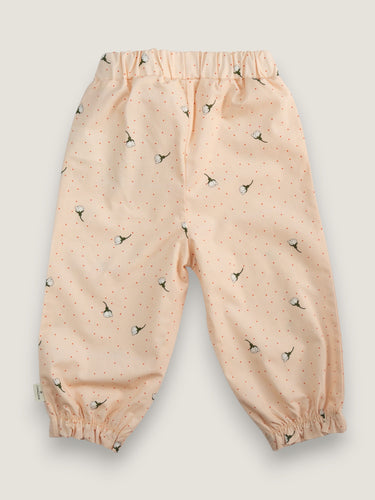 Ellen pants  ∼ White flowers rose