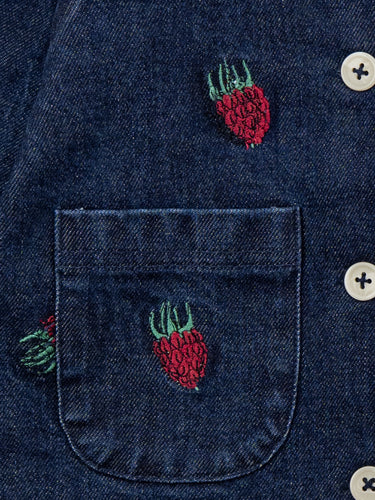 Libertie denim jacket ∼ Raspberry