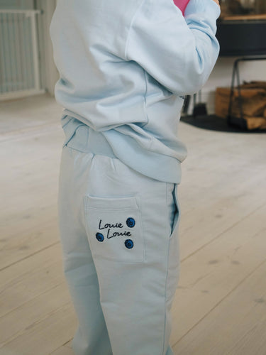 Terry sweatpants ∼ Louie and blueberries