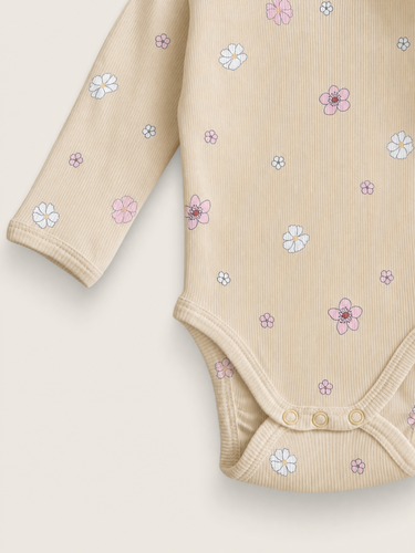 Louie rib bodystocking ∼ Colorful Garden